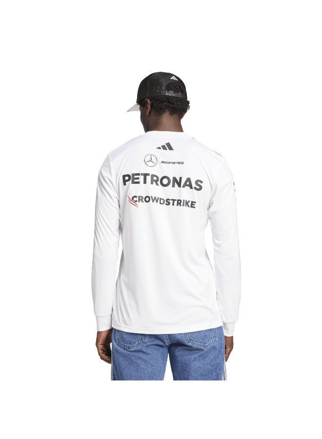 اديداس قميص سائق فريق مرسيدس إيه إم جي بتروناس فورمولا  بأكمام طويلة - Image 3